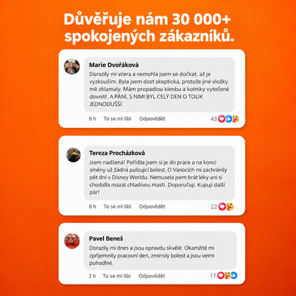 Masážní vložky do bot